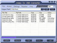 Video TO RM Converter screenshot